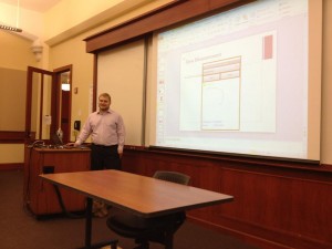Eric Couper presents at Columbia University.