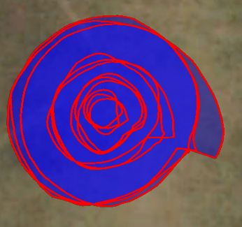 Circles recorded using the Galaxy Tab 7.0